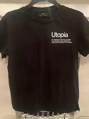 Buy Berksha T-shirt Utopia World , Black, Size Small. Tee- Christmas Present • 7.99£