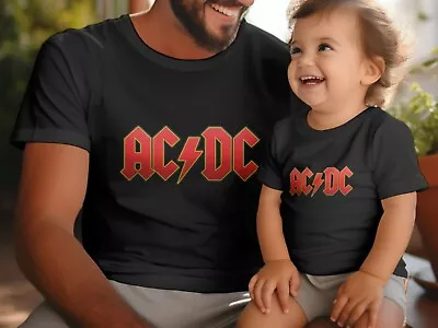 Buy ACDC T Shirt - Baby T Shirt Or Adult T Shirt - Matching - Heavy Metal Rock Music • 10.99£