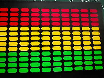 Buy Red Yellow Green   Flashing T Shirt  Sound Activated Led Panel.  2z • 13£