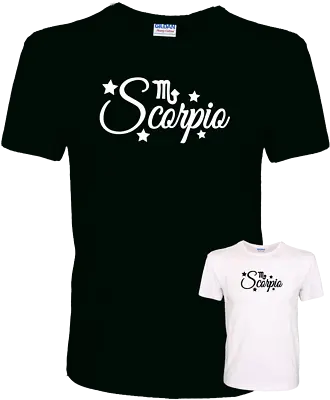 Buy Scorpio Horoscope Astrology Zodiac Star Sign Gift Quality 100% Cotton T-Shirt • 9.99£