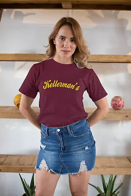 Buy Womens Kellermans Organic T-Shirt Ladies Fancy Dress Holiday 80s Movie Retro • 8.99£
