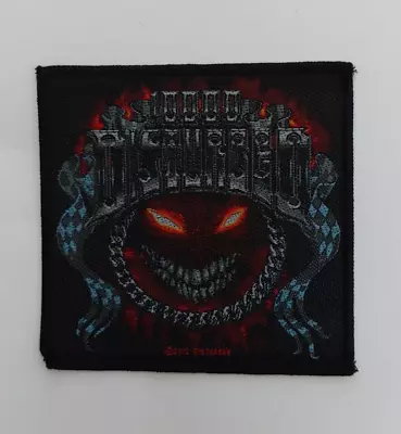 Buy Official Disturbed Chrome Smiley Sew On Woven Patch NEW M22 • 4£