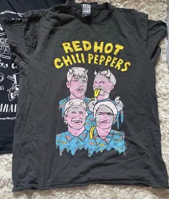 Buy Red Hot Chili Peppers T Shirt Rare Rock Band Merch Tee Size Small RHCP Flea • 15.75£