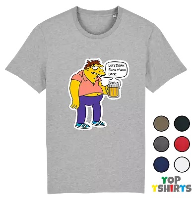 Buy Funny Barney Gumble Beer Lover The Simpsons Joke TShirt Burp Top Homer Belch • 9.99£