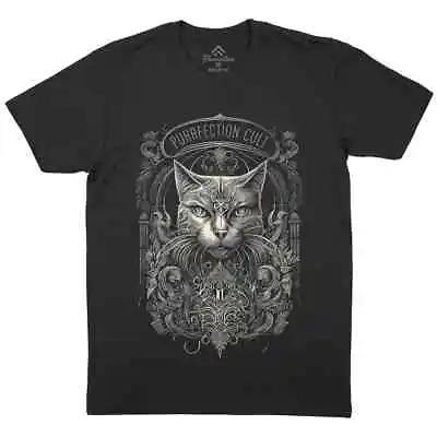 Buy Cat Cult T-Shirt Horror Occult Witchcraft Dark Arts Black Magic Paganism E317 • 12.49£