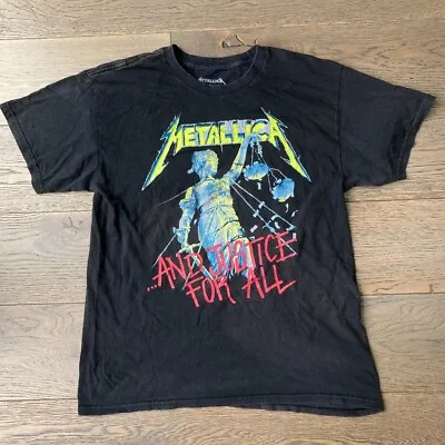 Buy Metallica Rare 2007 And Justice For All Black T Shirt - Men's Large, Women's XL • 16.92£