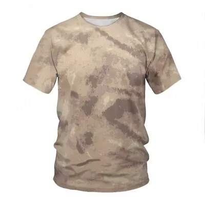 Buy Mens Camouflage T Shirts Crew Neck Short Sleeve Army Military Casual T-Shirt Tee • 8.69£