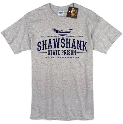 Buy Shawshank Redemption State Prison T-shirt - Retro Classic 90s Film Movie Tee • 11.49£