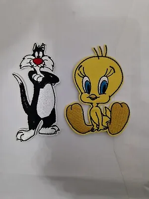 Buy Sylvester And Tweety Iron On Sew On Patch Badge Fancy Dress Looney Tunes • 5.75£