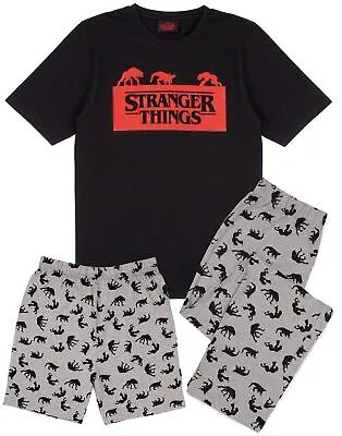 Buy Stranger Things Pyjamas Mens Short OR Long Leg Options PJs • 23.99£