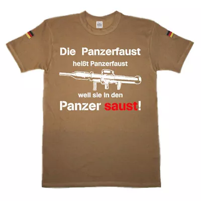 Buy The Panzerfaust Because You Run Through The Tank Bundeswehr Tropical Shirt #14375  • 27.54£