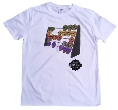 Buy Rare Unworn Official Kaiser Chiefs Slide Rule Skull's Rock Star T-Shirt M L • 20.75£