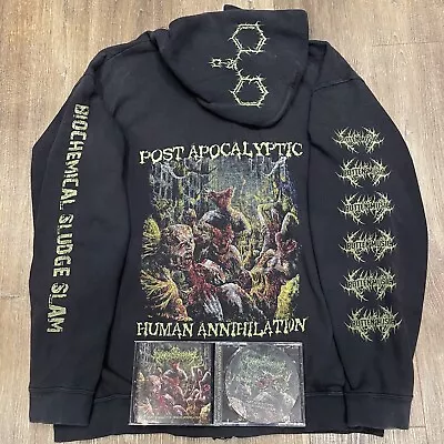 Buy DIPHENYLCHLOROARSINE - Brutal Slam Death Metal - Zipped Hoodie + CD Bundle | XL • 36.85£