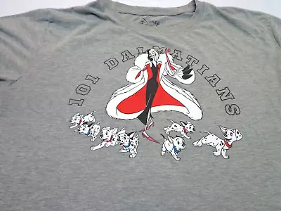 Buy Disney 101 Dalmations Cruella Deville  T-shirt Women's Size Large (11-13)  Flaw • 9.64£