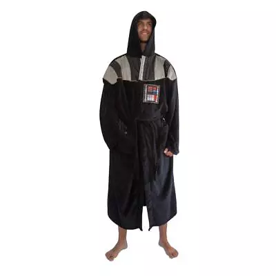 Buy Star Wars Darth Vader Uniform Hooded Bathrobe For Adults Big And Tall XXL • 90.68£
