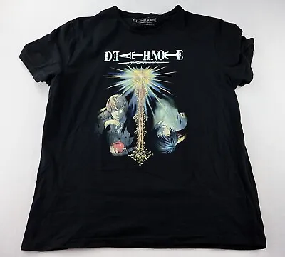 Buy Death Note T Shirt Mens Size XXXL 3XL Black Short Sleeve Cotton Anime Show Rare • 16.70£