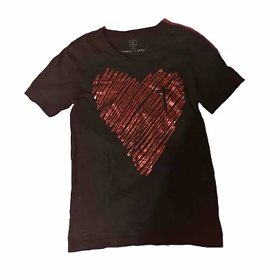 Buy Cross Your Heart T Shirt Size XS / Big Time Rush Merch Size XS / Cross T Shirt • 16.10£