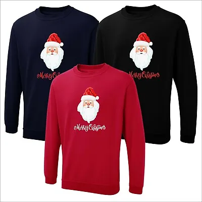 Buy Santa Claus Merry Christmas Sweatshirt Christmas Vacation Xmas Party Men Jumper  • 14.65£