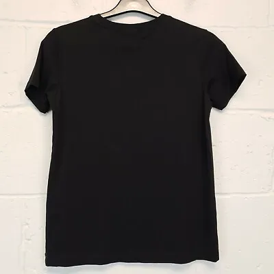 Buy Champion Mens T-Shirt SMALL (FITS XS) Black Crew Neck Logo EXCELLENT COND • 7.99£