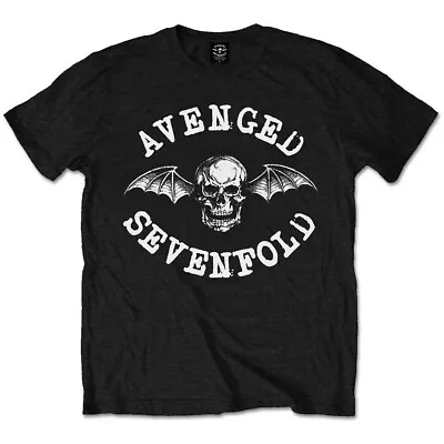 Buy Avenged Sevenfold T-Shirt Classic Death Bat Band New Black Official • 14.95£