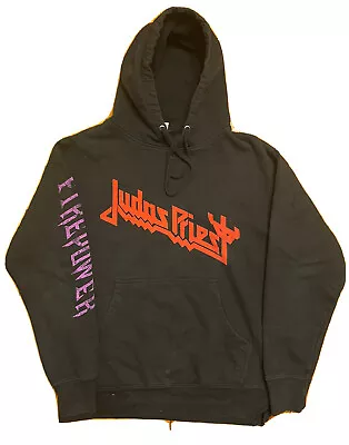 Buy 2015 Judas Priest Firepower Concert Tour Medium Hoodie Sweatshirt • 51.97£