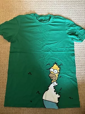 Buy The Simpsons Homer T-shirt Funny SMALL • 7.95£