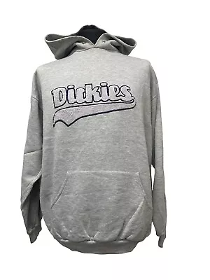 Buy Dickies Workwear Hoodie Mens Large Grey Pullover Sweatshirt Hooded Sweater (B968 • 17.99£