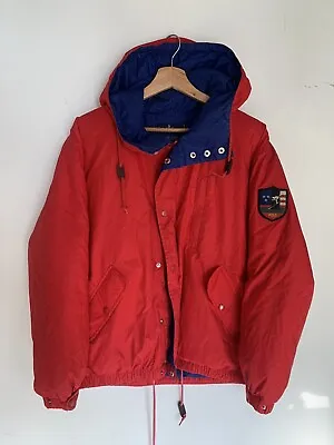 Buy Ralph Lauren Polo Suicide Ski Down Hood Jacket Red Size Medium RARE VTG 90s • 159.95£