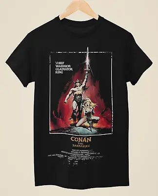 Buy Conan The Barbarian - Movie Poster Inspired Unisex Black T-Shirt • 14.99£