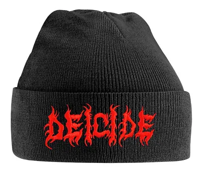 Buy Deicide Logo Black Beanie Hat OFFICIAL • 16.59£