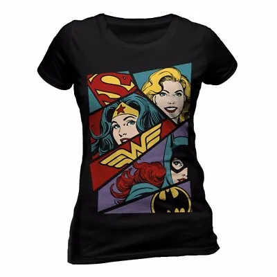 Buy DC Originals Heroine Art Ladies Fitted T Shirt 2XL • 9.50£