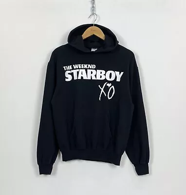Buy The Weeknd Starboy Tour Hoodie Black Mens Medium 2017 Double Sided XO Legend Top • 66£