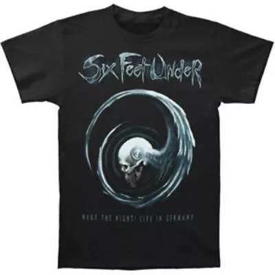 Buy Six Feet Under Wake The Night Tshirt Size Medium Rock Metal Thrash Death Punk • 12£