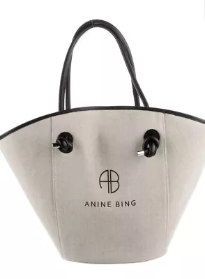Buy Anine Bing Handbag Tote Oversized Designer Authentic Mom Bag, Spring Tote Rare • 180.34£