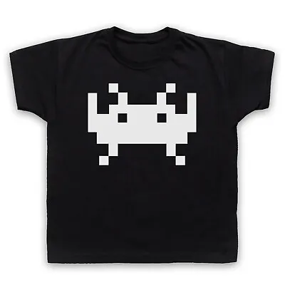 Buy SPACE INVADERS UNOFFICIAL ALIEN 70s ARCADE VIDEO GAME KIDS CHILDS T-SHIRT • 16.99£