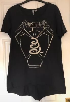 Buy Metallica T Shirt Rock Metal Band Merch Tee Size Small Oversized Black • 16.30£