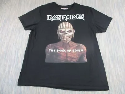 Buy Iron Maiden T Shirt Mens 2 Extra Large 100% Cotton Book Of Souls Black George • 11.77£