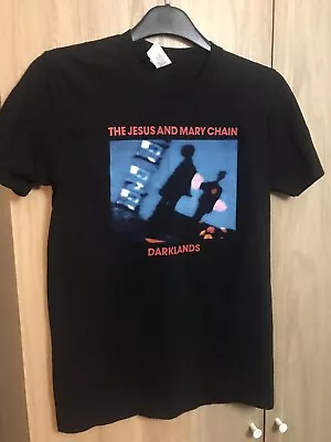 Buy Official The Jesus & Mary Chain T Shirt Darklands Black Mens Classic Rock Medium • 12£