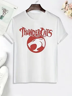 Buy Thundercats Print, Men's Graphic T-shirt, Casual Comfy Tees - Size: UK Large • 12£