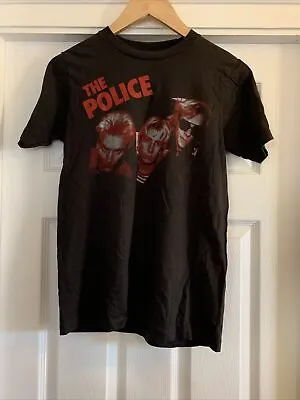 Buy Vintage The Police Sting Band Short Sleeve T-shirt Size S Black • 45£