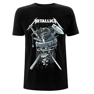 Buy Metallica History Logo White Official Tee T-Shirt Mens Unisex • 16.36£