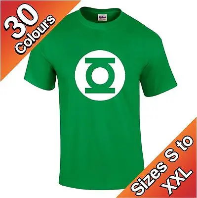 Buy Green Lantern T-Shirt Big Bang Theory In 30 Colours, Super Hero, Funny S To XXL • 11.99£