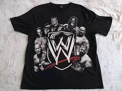 Buy WWE Iconic Wrestlers Rock Stone Cold And More Black Shirt XL BNWOT 2013 • 18£