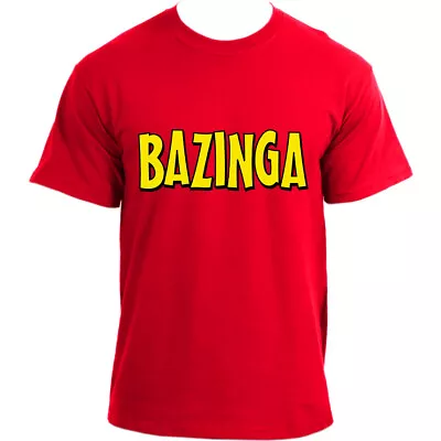 Buy Bazinga Sheldon Cooper The Big Bang Theory Bazinga! Inspired T-Shirt For Man • 14.99£