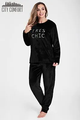 Buy CityComfort Comfy Warm Soft Loungewear Pyjamas Set For Women • 21.49£