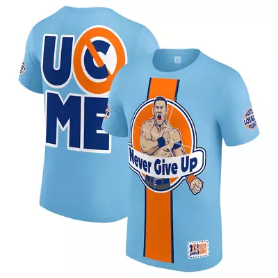 Buy WWE John Cena T-Shirt Kid's Blue/Orange Never Give Up T-Shirt - New • 11.99£