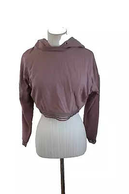 Buy ALO Yoga  K-O Hoodie Small? Purple Long Sleeve Open Back Hooded • 16.96£