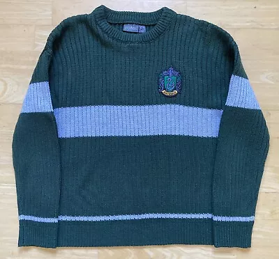 Buy Small 38  Chest Harry Potter Slythrin Quidditch Christmas Xmas Jumper Sweater • 19.99£