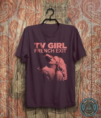 Buy Vintage TV Girl Band French Exit T-Shirt - TV Girl, Tv Girl Tour,Rock Band Music • 39.65£