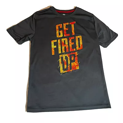 Buy Boys Athletic Works  Get Fired Up  Performance Tee  XL 14 16 Greystone Gray • 10.96£